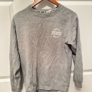 PINK Victoria's Secret Men's Heather Gray Crewneck Sweater